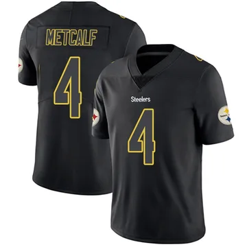 Youth DK Metcalf Pittsburgh Steelers Limited Black Impact Jersey