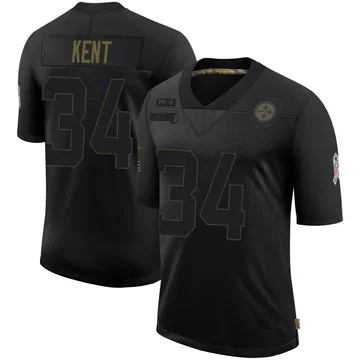 Youth Donte Kent Pittsburgh Steelers Limited Black 2020 Salute To Service Jersey