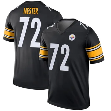 Youth Doug Nester Pittsburgh Steelers Legend Black Jersey