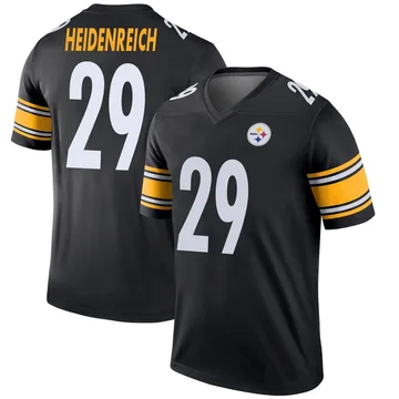 Youth Eli Heidenreich Pittsburgh Steelers Legend Black Jersey