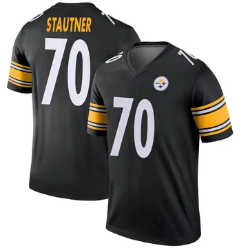 Youth Ernie Stautner Pittsburgh Steelers Legend Black Jersey