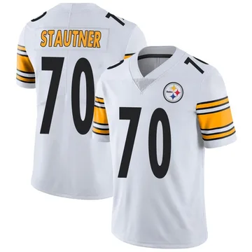 Youth Ernie Stautner Pittsburgh Steelers Limited White Vapor Untouchable Jersey