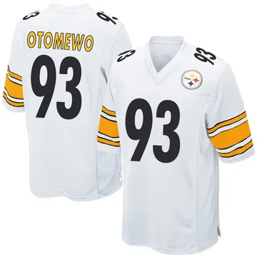 Youth Esezi Otomewo Pittsburgh Steelers Game White Jersey