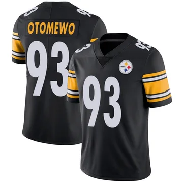 Youth Esezi Otomewo Pittsburgh Steelers Limited Black Team Color Vapor Untouchable Jersey
