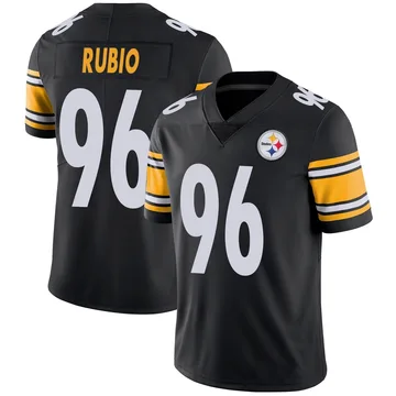 Youth Gabriel Rubio Pittsburgh Steelers Limited Black Team Color Vapor Untouchable Jersey