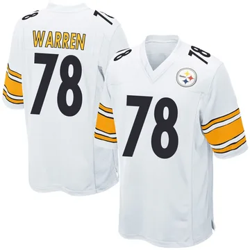Youth Gareth Warren Pittsburgh Steelers Game White Jersey