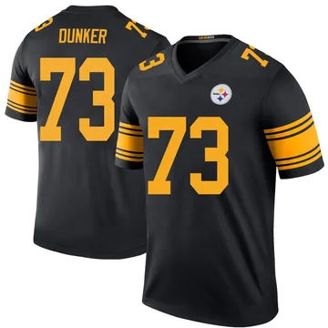 Youth Gennings Dunker Pittsburgh Steelers Legend Black Color Rush Jersey