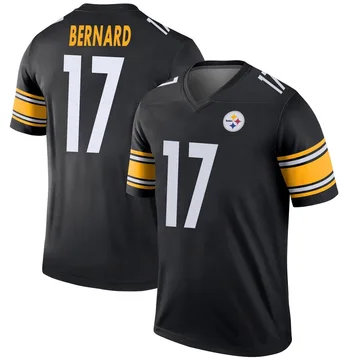 Youth Germie Bernard Pittsburgh Steelers Legend Black Jersey