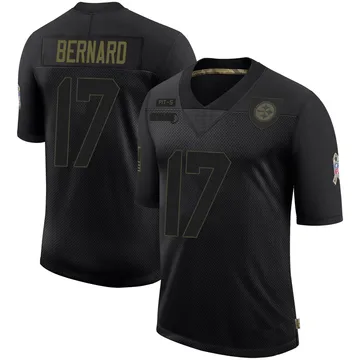 Youth Germie Bernard Pittsburgh Steelers Limited Black 2020 Salute To Service Jersey