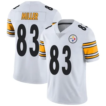 Youth Heath Miller Pittsburgh Steelers Limited White Vapor Untouchable Jersey