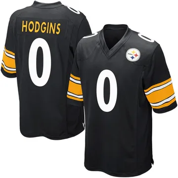 Youth Isaiah Hodgins Pittsburgh Steelers Game Black Team Color Jersey