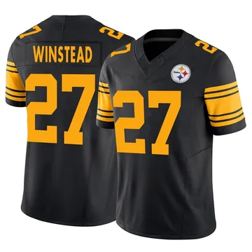 Youth Isaiah Winstead Pittsburgh Steelers Limited Black 2nd Alternate Vapor F.U.S.E. Jersey