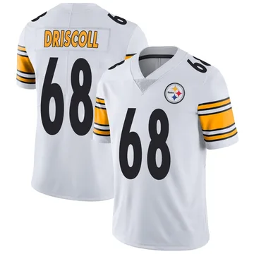 Youth Jack Driscoll Pittsburgh Steelers Limited White Vapor Untouchable Jersey