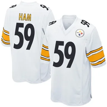 Youth Jack Ham Pittsburgh Steelers Game White Jersey