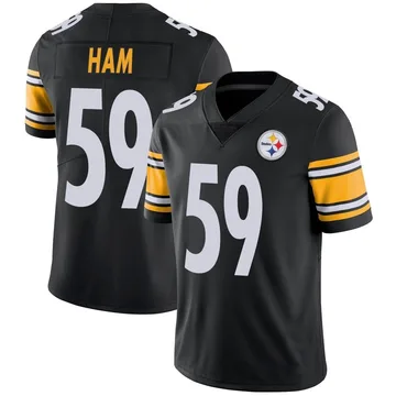 Youth Jack Ham Pittsburgh Steelers Limited Black Team Color Vapor Untouchable Jersey