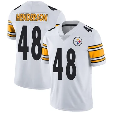 Youth Jack Henderson Pittsburgh Steelers Limited White Vapor Untouchable Jersey