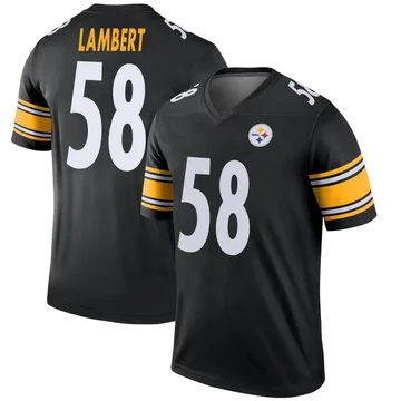 Youth Jack Lambert Pittsburgh Steelers Legend Black Jersey