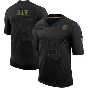 Youth Jacob Slade Pittsburgh Steelers Limited Black 2020 Salute To Service Jersey