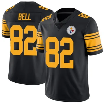 Youth Jaheim Bell Pittsburgh Steelers Limited Black Color Rush Jersey
