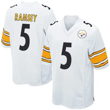 Youth Jalen Ramsey Pittsburgh Steelers Game White Jersey