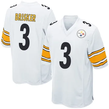 Youth Jaquan Brisker Pittsburgh Steelers Game White Jersey
