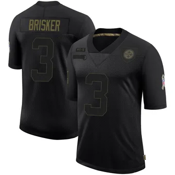 Youth Jaquan Brisker Pittsburgh Steelers Limited Black 2020 Salute To Service Jersey