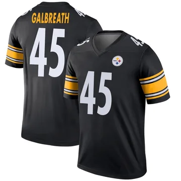 Youth JJ Galbreath Pittsburgh Steelers Legend Black Jersey