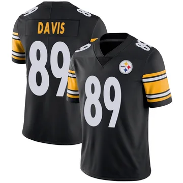 Youth Joaquin Davis Pittsburgh Steelers Limited Black Team Color Vapor Untouchable Jersey