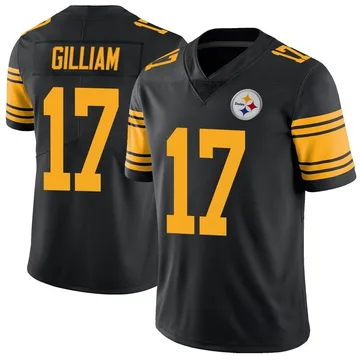 Youth Joe Gilliam Pittsburgh Steelers Limited Black Color Rush Jersey
