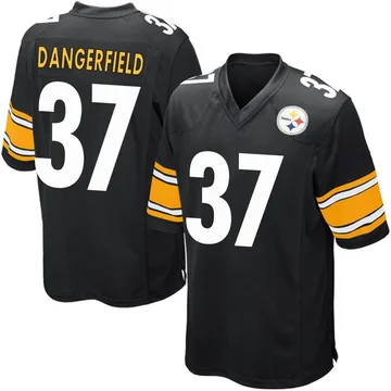 Youth Jordan Dangerfield Pittsburgh Steelers Game Black Team Color Jersey
