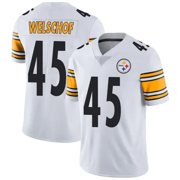 Youth Julius Welschof Pittsburgh Steelers Limited White Vapor Untouchable Jersey