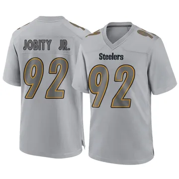 Youth Kevin Jobity Jr. Pittsburgh Steelers Game Gray Atmosphere Fashion Jersey