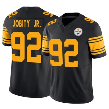Youth Kevin Jobity Jr. Pittsburgh Steelers Limited Black 2nd Alternate Vapor F.U.S.E. Jersey