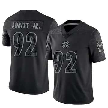 Youth Kevin Jobity Jr. Pittsburgh Steelers Limited Black Reflective Jersey