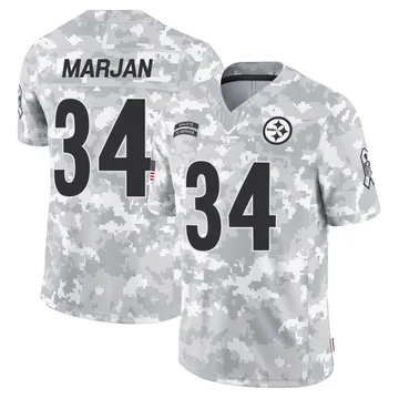 Youth Laith Marjan Pittsburgh Steelers Limited Arctic Camo 2024 Salute to Service Jersey