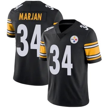 Youth Laith Marjan Pittsburgh Steelers Limited Black Team Color Vapor Untouchable Jersey