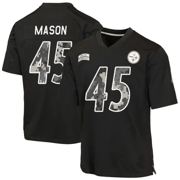 Youth Lance Mason Pittsburgh Steelers Game Black 2026 Salute to Service Jersey