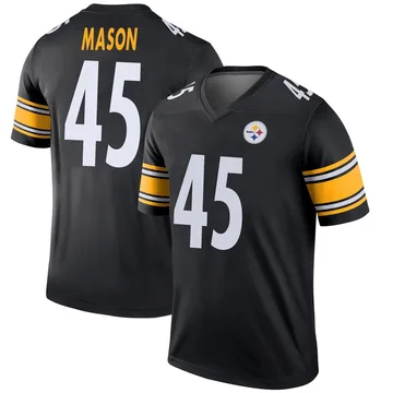 Youth Lance Mason Pittsburgh Steelers Legend Black Jersey
