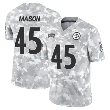 Youth Lance Mason Pittsburgh Steelers Limited Arctic Camo 2024 Salute to Service Jersey