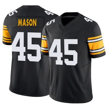 Youth Lance Mason Pittsburgh Steelers Limited Black Alternate Vapor F.U.S.E. Jersey
