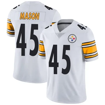 Youth Lance Mason Pittsburgh Steelers Limited White Vapor Untouchable Jersey