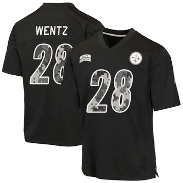 Youth Levi Wentz Pittsburgh Steelers Game Black 2026 Salute to Service Jersey