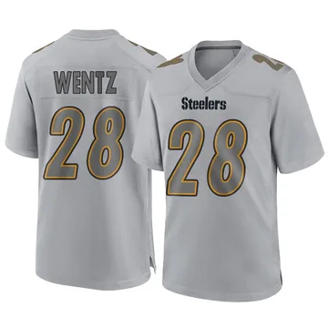 Youth Levi Wentz Pittsburgh Steelers Game Gray Atmosphere Fashion Jersey