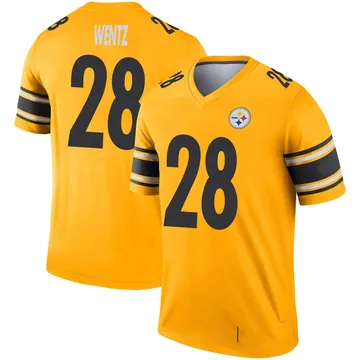Youth Levi Wentz Pittsburgh Steelers Legend Gold Inverted Jersey