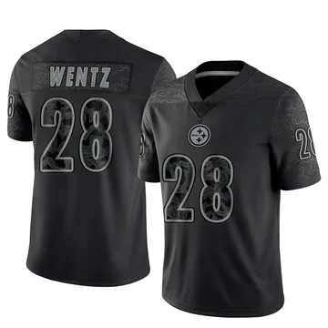 Youth Levi Wentz Pittsburgh Steelers Limited Black Reflective Jersey