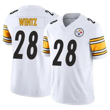 Youth Levi Wentz Pittsburgh Steelers Limited White Vapor F.U.S.E. Jersey