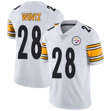 Youth Levi Wentz Pittsburgh Steelers Limited White Vapor Untouchable Jersey