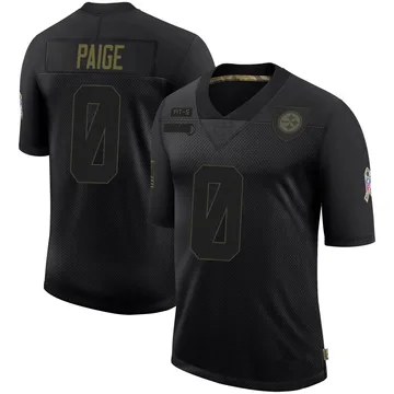 Youth Makari Paige Pittsburgh Steelers Limited Black 2020 Salute To Service Jersey
