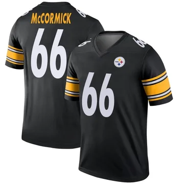 Youth Mason McCormick Pittsburgh Steelers Legend Black Jersey
