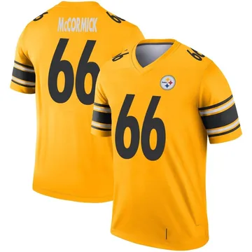 Youth Mason McCormick Pittsburgh Steelers Legend Gold Inverted Jersey